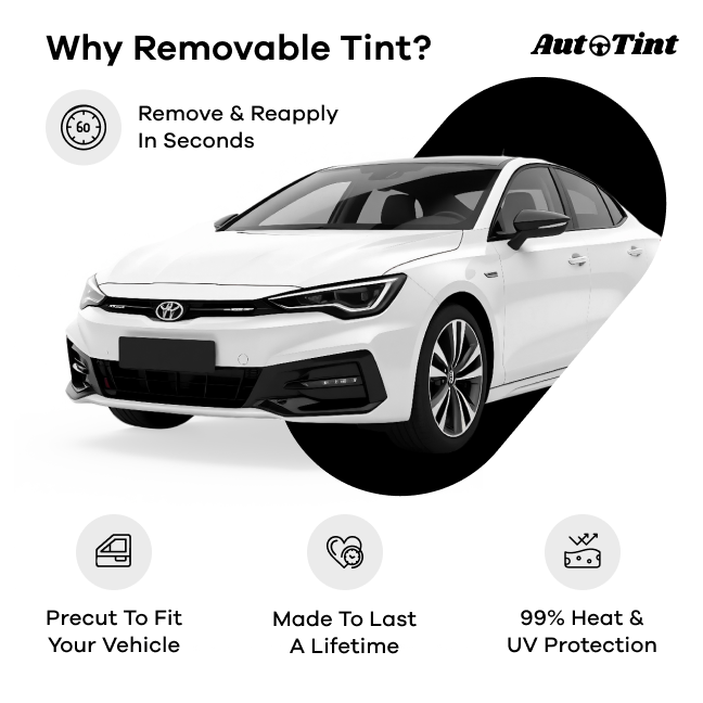 Black Friday Sale - AutoTint - Removable Car Window Tints